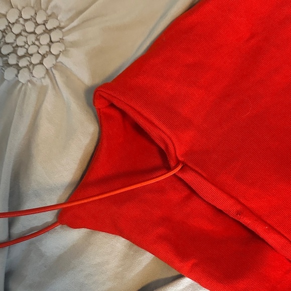 Zara Vibrant Red Mini Dress - Picture 3 of 3